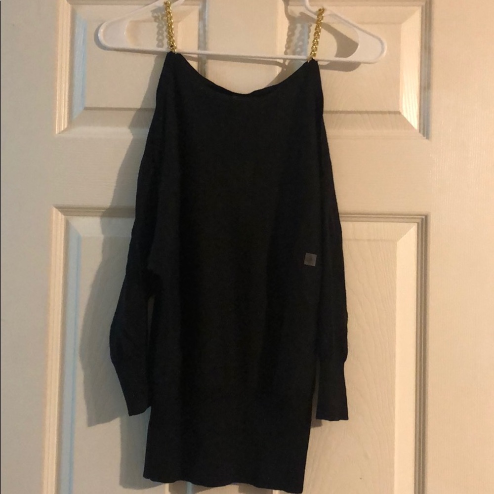 Black Off-shoulder Top